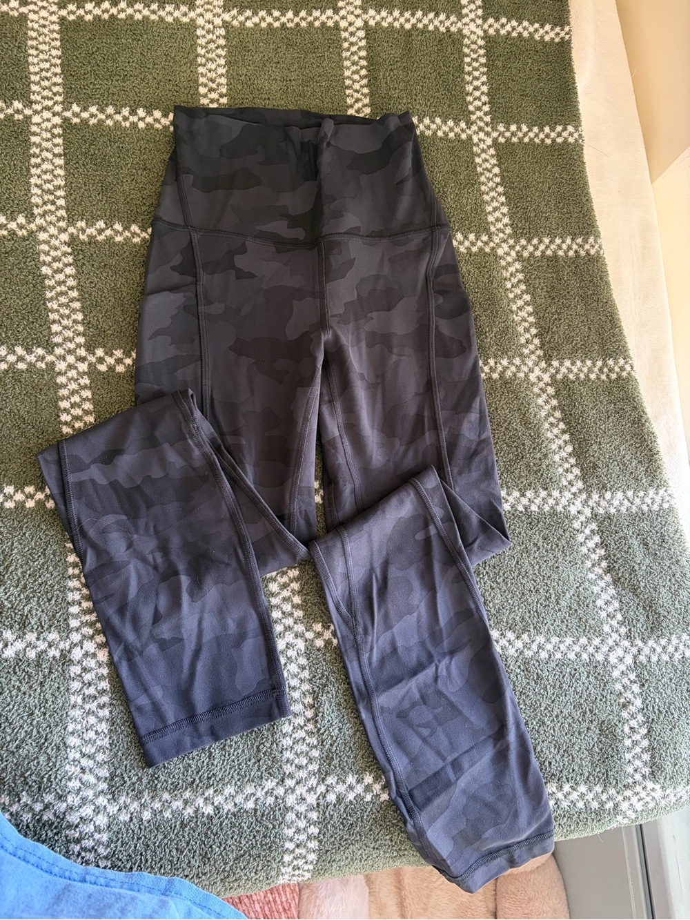 lululemon athletica Dark Gray Camo High-Rise Leggings 28”